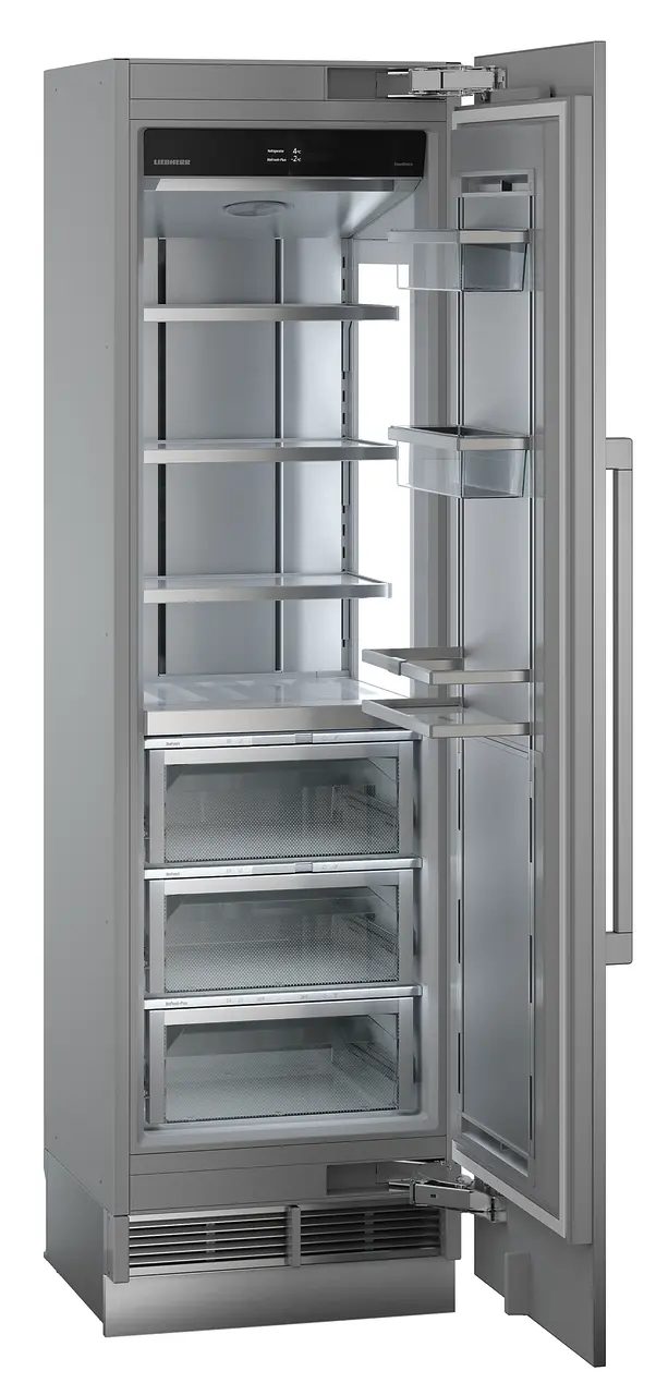 Product image, Perspective: oblique open empty, Refrigerator with BioFresh for integrated use