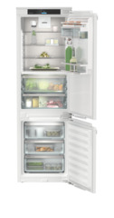 Product image, Perspective: straight open decorated, Combined refrigerator-freezer with BioFresh and NoFrost for integrated use