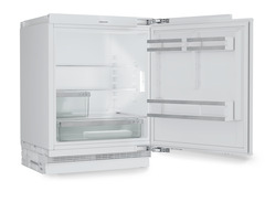 Product image, Perspective: oblique open empty, Refrigerator suitable for undercounter installation