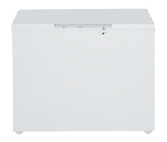 Product image, Perspective: straight closed, Laboratory chest freezer with Comfort electronic controller, Casing colour: white