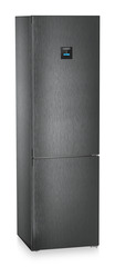 Product image, Perspective: oblique closed, Fridge-freezer with BioFresh Professional and NoFrost, Casing colour: BlackSteel, Door colour: BlackSteel