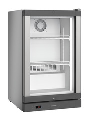 Product image, Perspective: oblique closed empty, Counter top freezer with dynamic cooling, Casing colour: silver, Door colour: silver