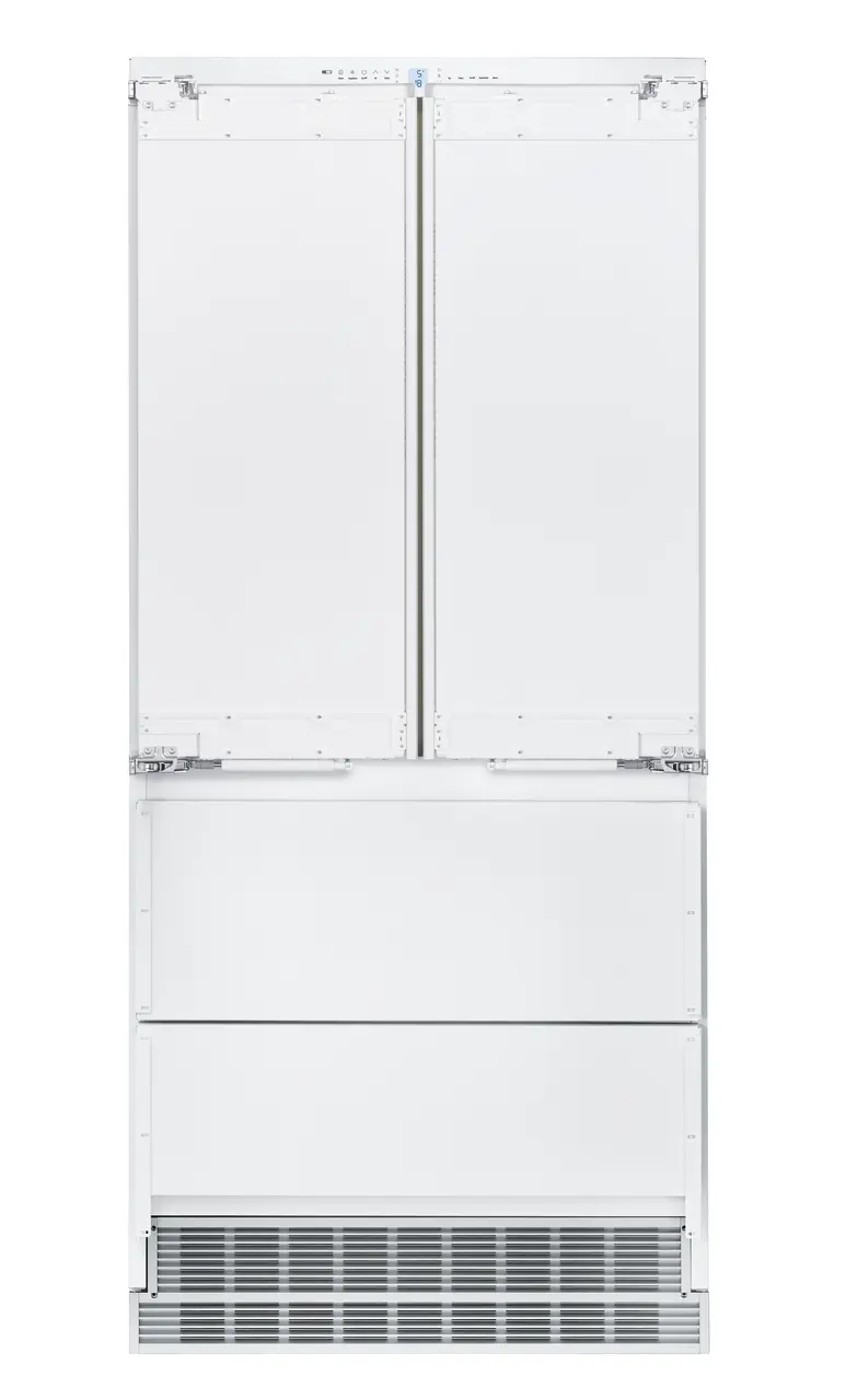 Product image, Perspective: straight closed, Combined refrigerator-freezer with BioFresh and NoFrost for integrated use