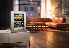 Product image, Perspective: milieu, Wine storage cabinet, Casing colour: stainless steel