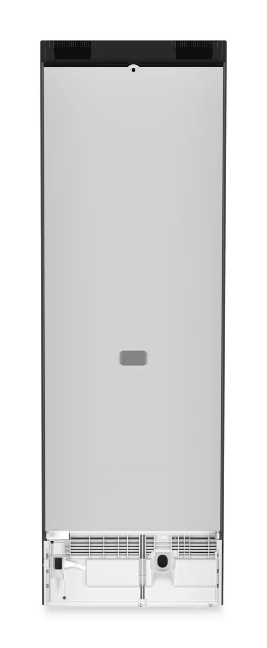 Product image, Perspective: back side, Fridge-freezer with BioFresh and NoFrost, Casing colour: BlackSteel, Door colour: BlackSteel