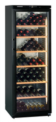 Product image, Perspective: special form, Wine storage cabinet, Casing colour: black, Door colour: black