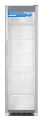 Изображение продукции, Перспектива: Прямо, с закрытой дверцей, без продуктов, Холодильник для торговых залов с циркуляционным воздушным охлаждением, Цвет корпуса: серый, Цвет дверцы: серый