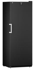 Product image, Perspective: oblique closed empty, Wine storage cabinet, Casing colour: black, Door colour: black