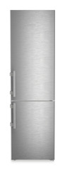 Product image, Perspective: straight closed, Fridge-freezer with BioFresh and NoFrost, Casing colour: silver, Door colour: stainless steel
