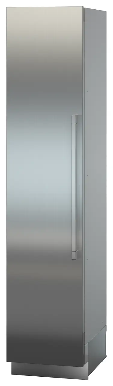 Product image, Perspective: oblique closed, Freezer for integrated use with NoFrost, Casing colour: grey