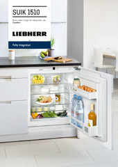 SUIK 1510 Comfort Under-worktop refrigerator for integrated use