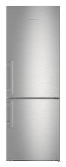 Produkt-Bild, Perspektive: gerade geschlossen, Kühl-Gefrierkombination mit BioFresh und NoFrost, Gehäusefarbe: Silver, Türfarbe: Edelstahl