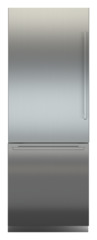 Product image, Perspective: straight closed, Combined refrigerator-freezer with BioFresh and NoFrost for integrated use