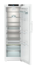 Produktbild, Perspektiv: Framifrån, öppen, tom, Fristående kylskåp med EasyFresh, Färg på hölje: Vit, Färg på dörr: Vit