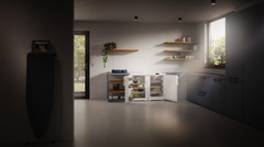 Изображение продукции, Перспектива: Внешние условия, Малогабаритная морозильная камера с системой SmartFrost, Цвет корпуса: белый, Цвет дверцы: белый