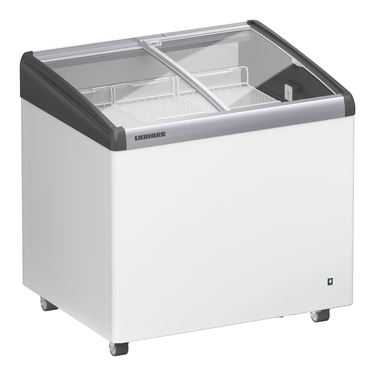 Product image, Perspective: oblique closed empty, Ice-cream chest freezer, Casing colour: white