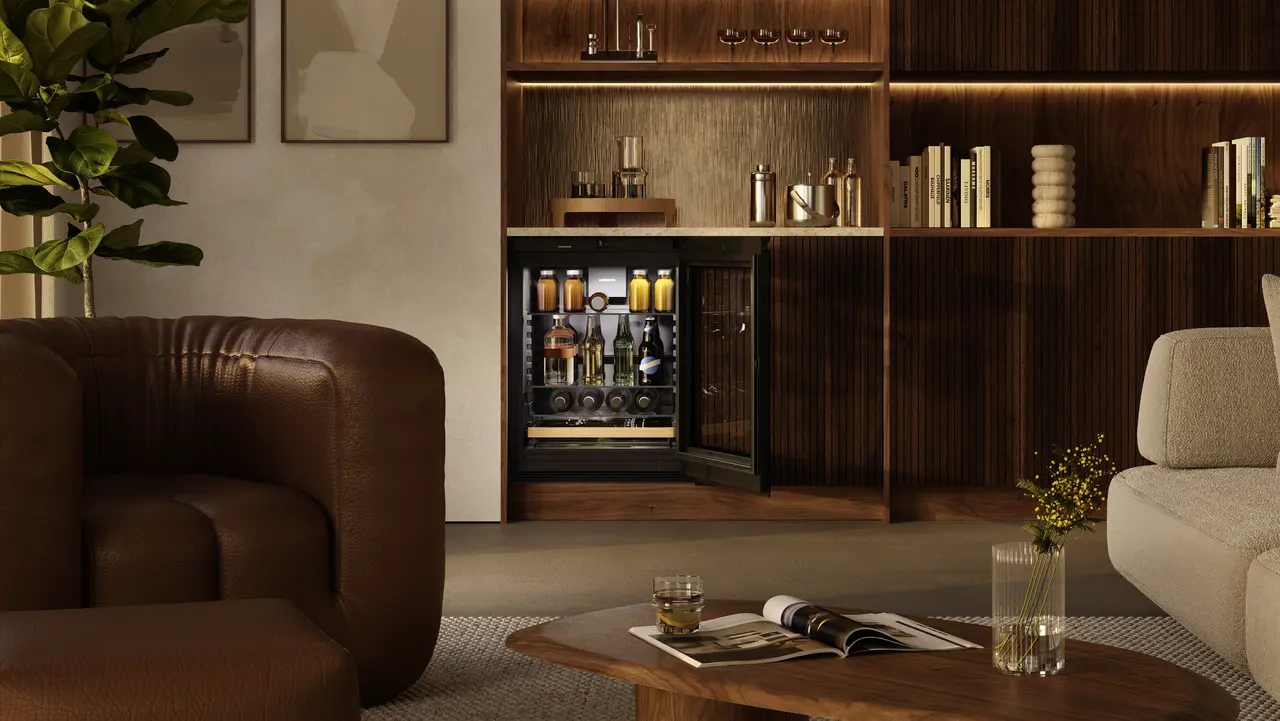 Slika izdelka, Perspektiva: Ambient, Vgradni podpultni hladilnik za pijače