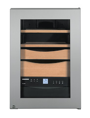 Product image, Perspective: straight closed empty, Humidor, Casing colour: stainless steel