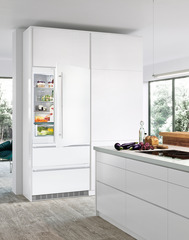 Image de produit, Perspective: Environnement, Combiné réfrigérateur-congélateur NoFrost intégrable