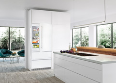 Image de produit, Perspective: Environnement, Combiné réfrigérateur-congélateur NoFrost intégrable