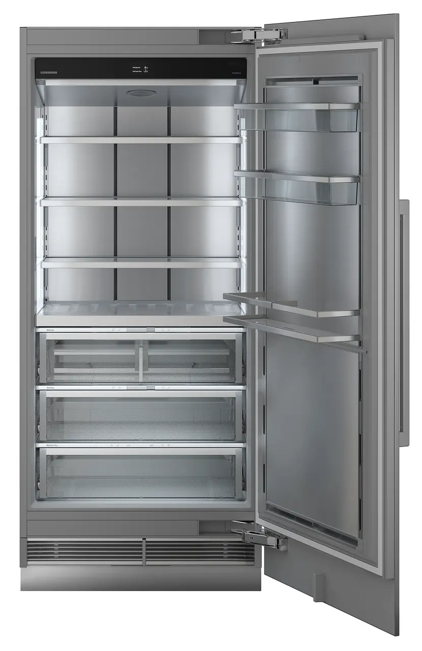 Product image, Perspective: straight open empty, Refrigerator with BioFresh for integrated use