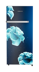 Product image, Perspective: straight closed, Single-door refrigerator 202 l in 3 star and horizontal handle, Casing colour: blue, Door colour: Blue Divine