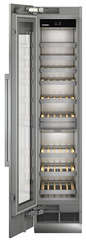 Product image, Perspective: straight open empty, Built-in multi-temperature wine cabinet, Casing colour: grey