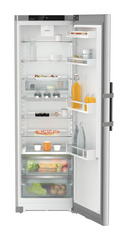 Produktbild, Perspektiv: Framifrån, öppen, fylld, Fristående kylskåp med EasyFresh