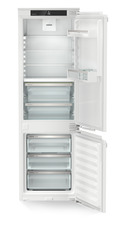 Product image, Perspective: straight open empty, Combined refrigerator-freezer with BioFresh and NoFrost for integrated use
