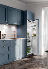 Produkt-Bild, Perspektive: Milieu, Integrierbarer Kühlschrank mit EasyFresh