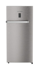 Product image, Perspective: straight closed, Single-door refrigerator 191 l in 4 star with iCoolTouch UI, Casing colour: grey, Door colour: Stainless Steel
