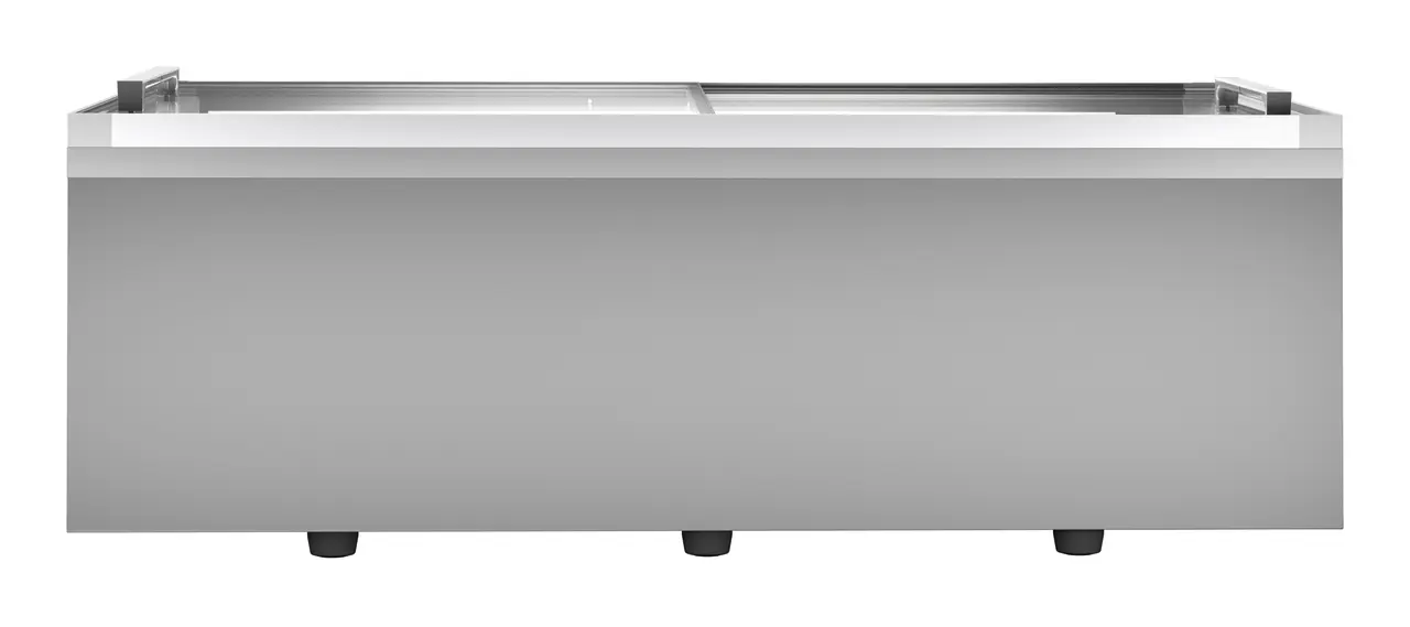 Image de produit, Perspective: Droit fermé vide, Réfrigérateur-coffre et congélateur-coffre de supermarché, Couleur de l’habillage: blanc