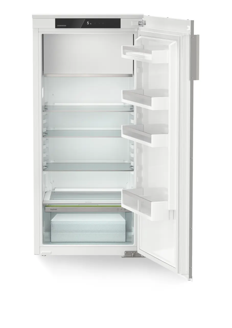 Изображение на продукта, Перспектива: Отпред, отворен, празен, Хладилник с възможност за декориране