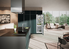Product image, Perspective: milieu, Integrable fridge-freezer with EasyFresh and NoFrost