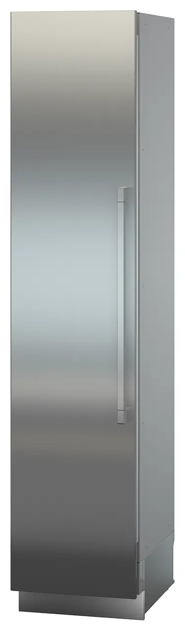 Product image, Perspective: oblique closed, Freezer for integrated use with NoFrost, Casing colour: grey