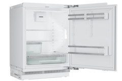 Product image, Perspective: oblique open empty, Refrigerator suitable for undercounter installation