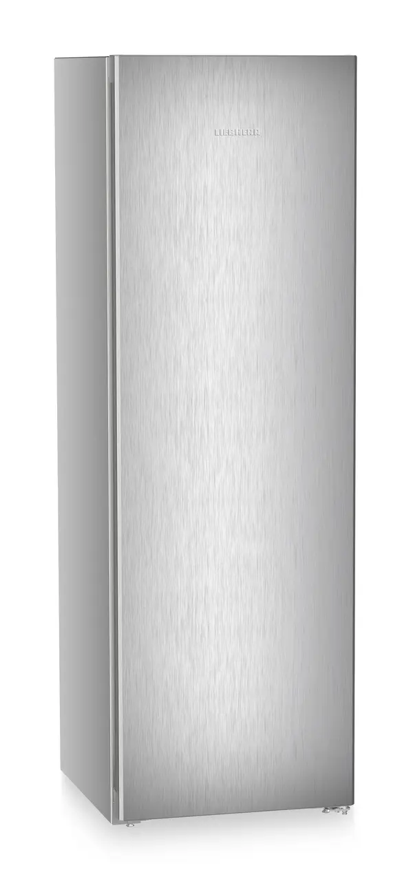 Produkt-Bild, Perspektive: schräg geschlossen, Standkühlschrank mit EasyFresh, Gehäusefarbe: Silver, Türfarbe: Steelfinish