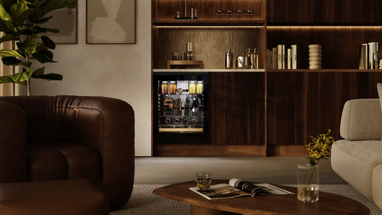 Slika izdelka, Perspektiva: Ambient, Vgradni podpultni hladilnik za pijače