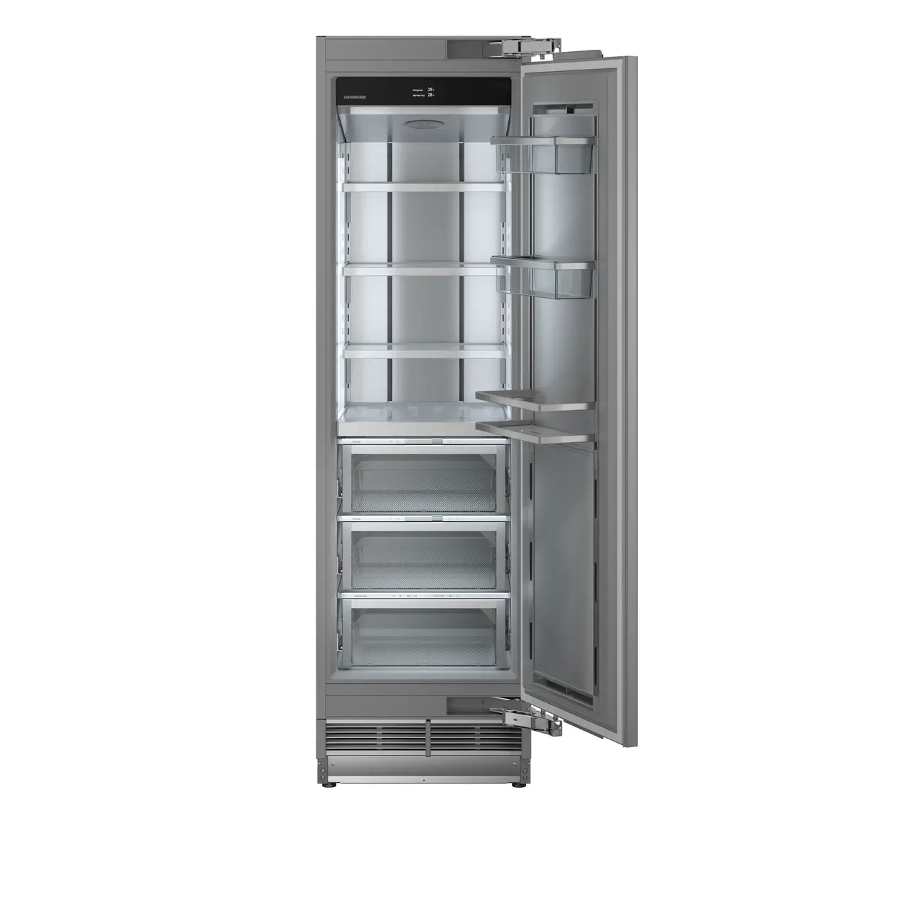 Product image, Perspective: special form, Refrigerator with BioFresh for integrated use, Casing colour: grey