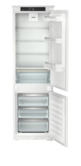 Product image, Perspective: straight open empty, Integrable fridge-freezer with EasyFresh and SmartFrost
