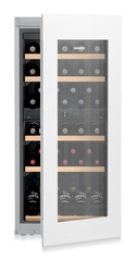 Product image, Perspective: special form, Built-in multi-temperature wine cabinet, Casing colour: silver, Door colour: white