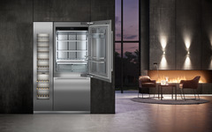 Product image, Perspective: milieu, Combined refrigerator-freezer with BioFresh and NoFrost for integrated use