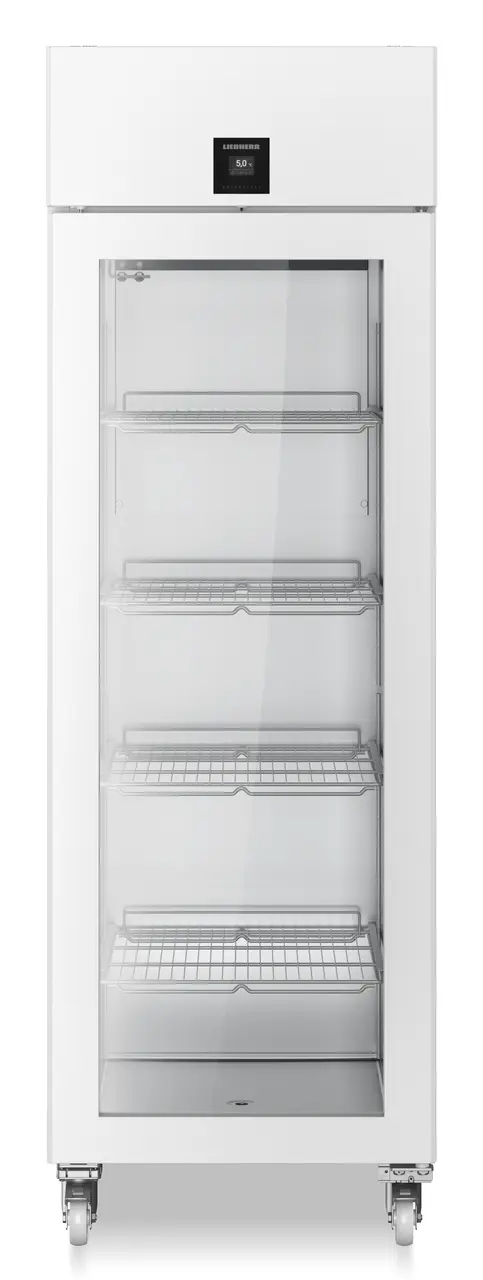 Product image, Perspective: straight closed empty, Laboratory refrigerator with convection cooling, Casing colour: white, Door colour: white