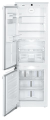 Product image, Perspective: straight open empty, Combined refrigerator-freezer with BioFresh and NoFrost for integrated use