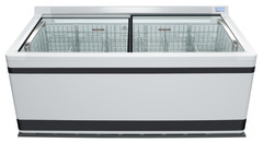 Image de produit, Perspective: Droit fermé vide, Réfrigérateur-coffre et congélateur-coffre de supermarché, Couleur de l’habillage: blanc