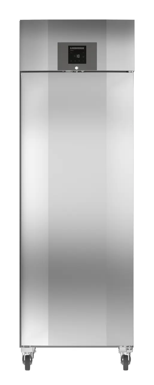 Product image, Perspective: straight closed, Forced-air freezer GN 2/1, Casing colour: stainless steel look