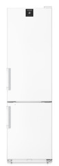 Produkt-Bild, Perspektive: gerade geschlossen leer, Kühl-Gefrierkombination, Gehäusefarbe: Weiß, Türfarbe: Weiß