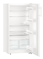 Image de produit, Perspective: Oblique ouvert vide, Réfrigérateur armoire, Couleur de l’habillage: blanc, Couleur de porte: blanc