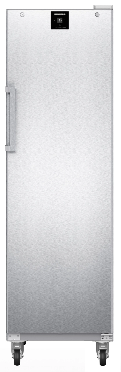 Product image, Perspective: straight closed empty, Forced-air refrigerator, Casing colour: stainless steel, Door colour: stainless steel