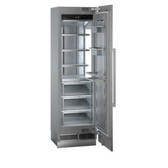 Product image, Perspective: oblique open empty, Refrigerator with BioFresh for integrated use, Casing colour: grey